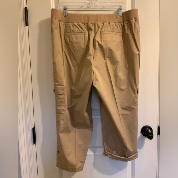 Talbots Crop Cargo Pants 16 Petite - Picture 2 of 8
